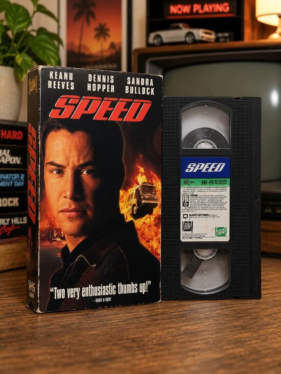 Other - Speed VHS | Keanu Reeves Sandra Bullock | 1994 Action Thriller | Fox Video